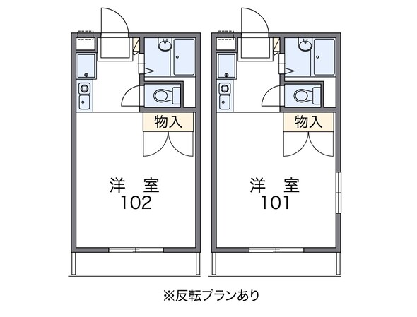 レオパレスエトワールの物件間取画像